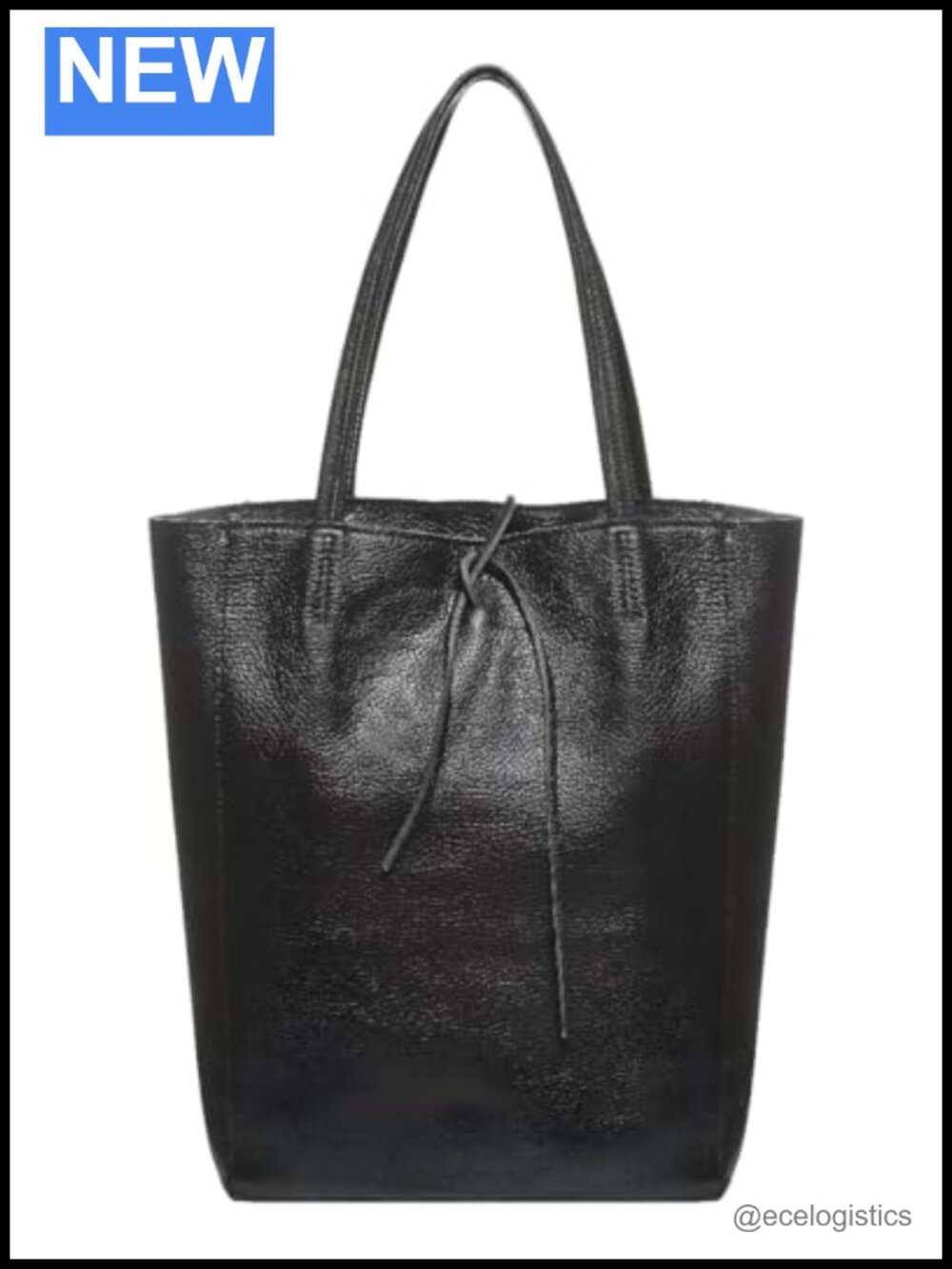 Italian Full-Grain Leather Tote Bag for Women Large Slouchy Purse
